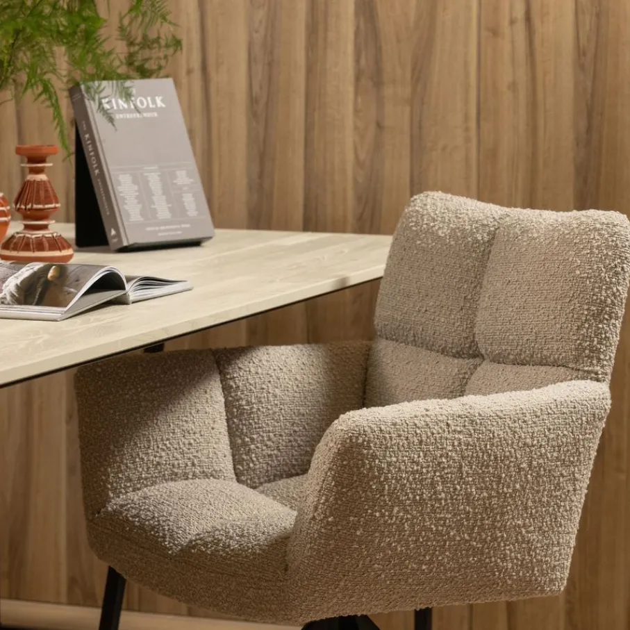 Eettafels<WOOOD Eettafel Silas Dust - 220x90 cm