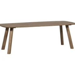 Eettafels<WOOOD Eettafel Tablo Bruin - 220x100 cm