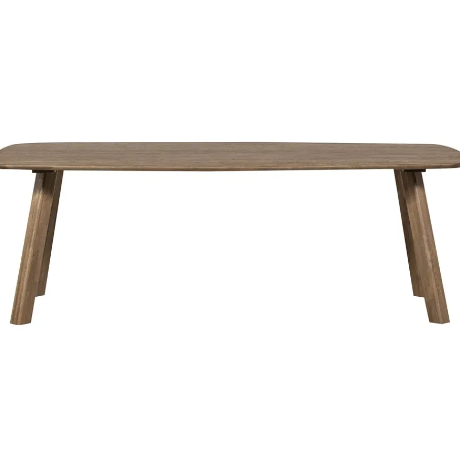 Eettafels<WOOOD Eettafel Tablo Bruin - 220x100 cm