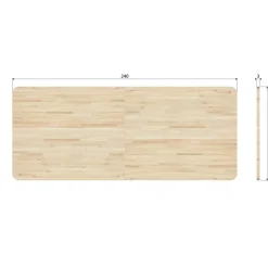 Eettafels<WOOOD Eettafel Tablo Naturel - 240x100 cm