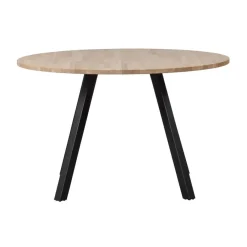 Eettafels<WOOOD Eettafel Tablo Naturel - Ø 120 cm