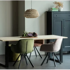Eettafels<WOOOD Eettafel Tablo Naturel - 200x90 cm