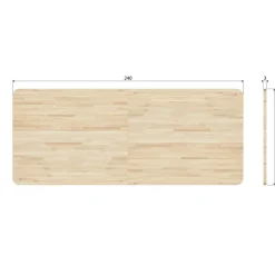 Eettafels<WOOOD Eettafel Tablo Naturel - 240x100 cm
