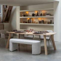Eettafels<WOOOD Eettafel Tablo Naturel - 220x100 cm
