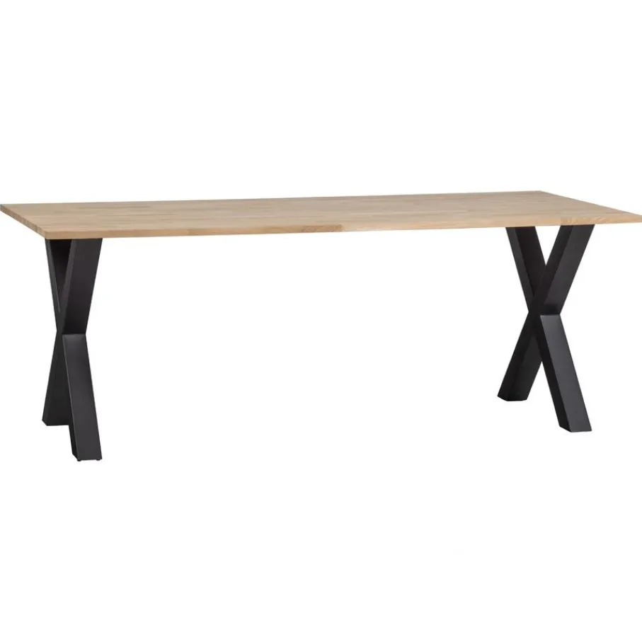 Eettafels<WOOOD Eettafel Tablo Naturel - 220x90 cm