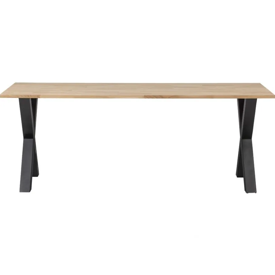 Eettafels<WOOOD Eettafel Tablo Naturel - 220x90 cm