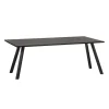 Eettafels<WOOOD Eettafel Tablo Zwart - 160x90 cm