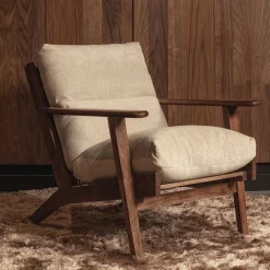 Fauteuils<WOOOD Fauteuil Houston Naturel