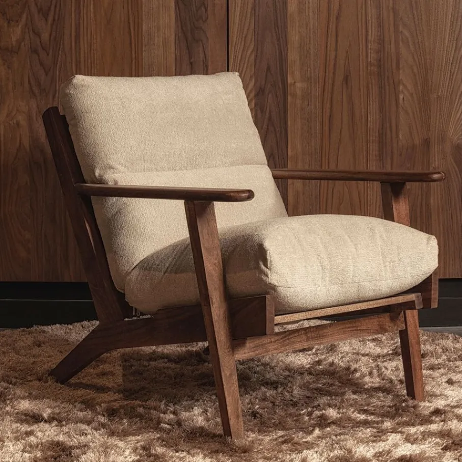 Fauteuils<WOOOD Fauteuil Houston Naturel