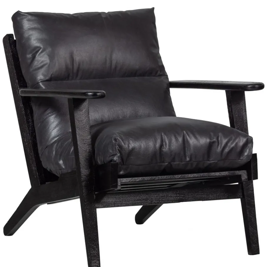 Fauteuils<WOOOD Fauteuil Houston Zwart