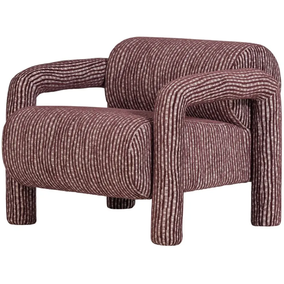 Fauteuils<WOOOD Fauteuil Lenny Bordeauxrood