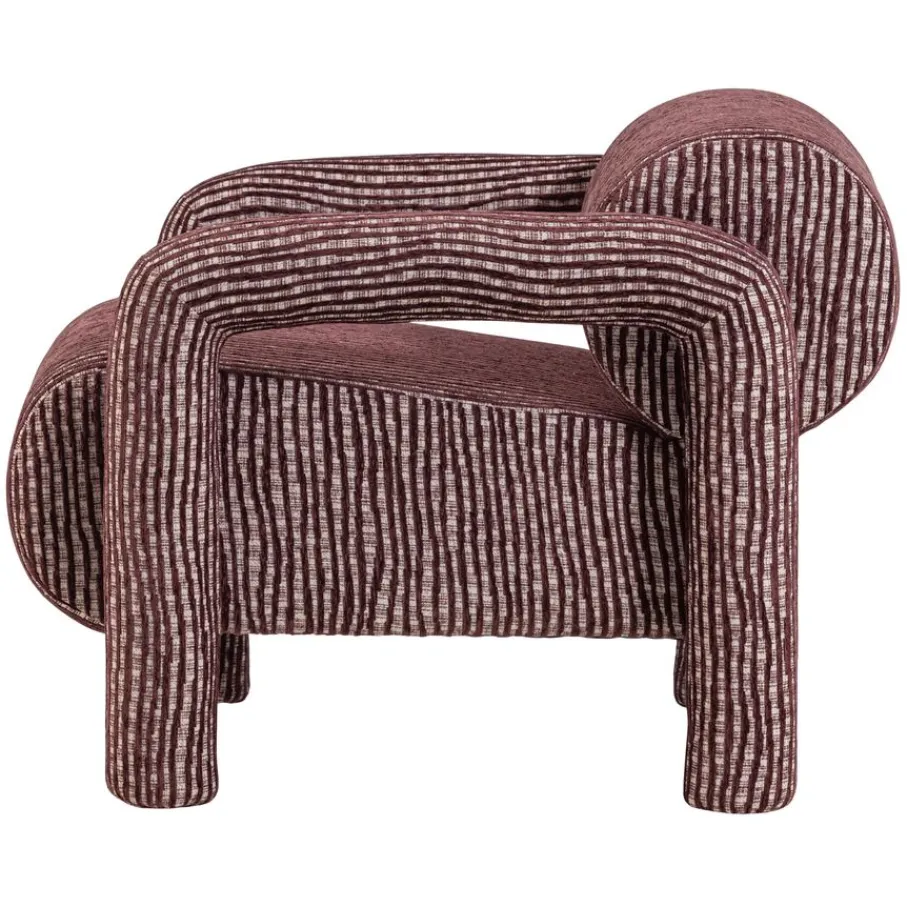 Fauteuils<WOOOD Fauteuil Lenny Bordeauxrood