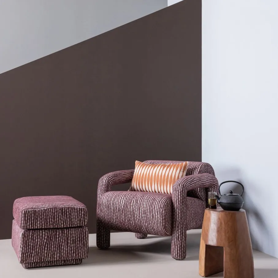 Fauteuils<WOOOD Fauteuil Lenny Bordeauxrood