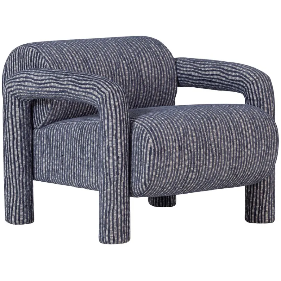 Fauteuils<WOOOD Fauteuil Lenny Grijsblauw