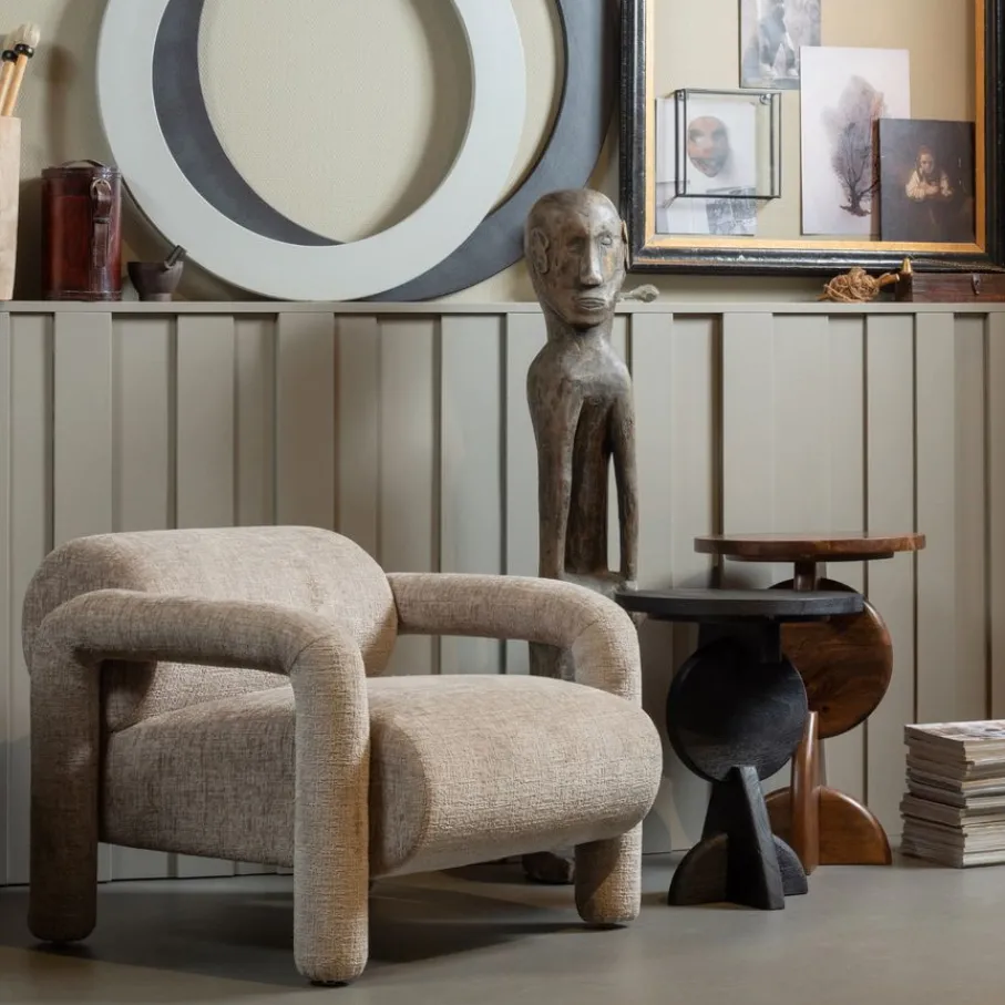 Fauteuils<WOOOD Fauteuil Lenny Zand