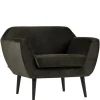 Fauteuils<WOOOD Fauteuil Rocco Donkergroen
