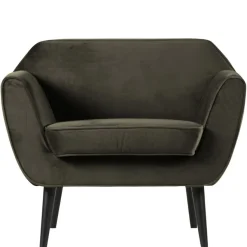 Fauteuils<WOOOD Fauteuil Rocco Donkergroen