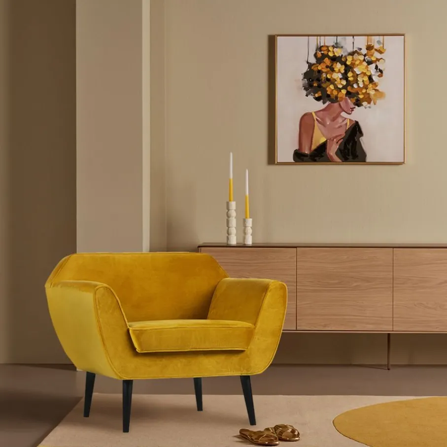 Fauteuils<WOOOD Fauteuil Rocco Oker