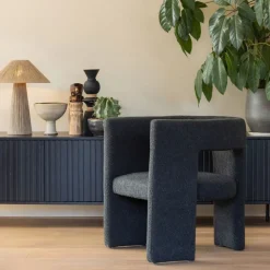 Fauteuils<WOOOD Fauteuil Tiwa Donkergrijs