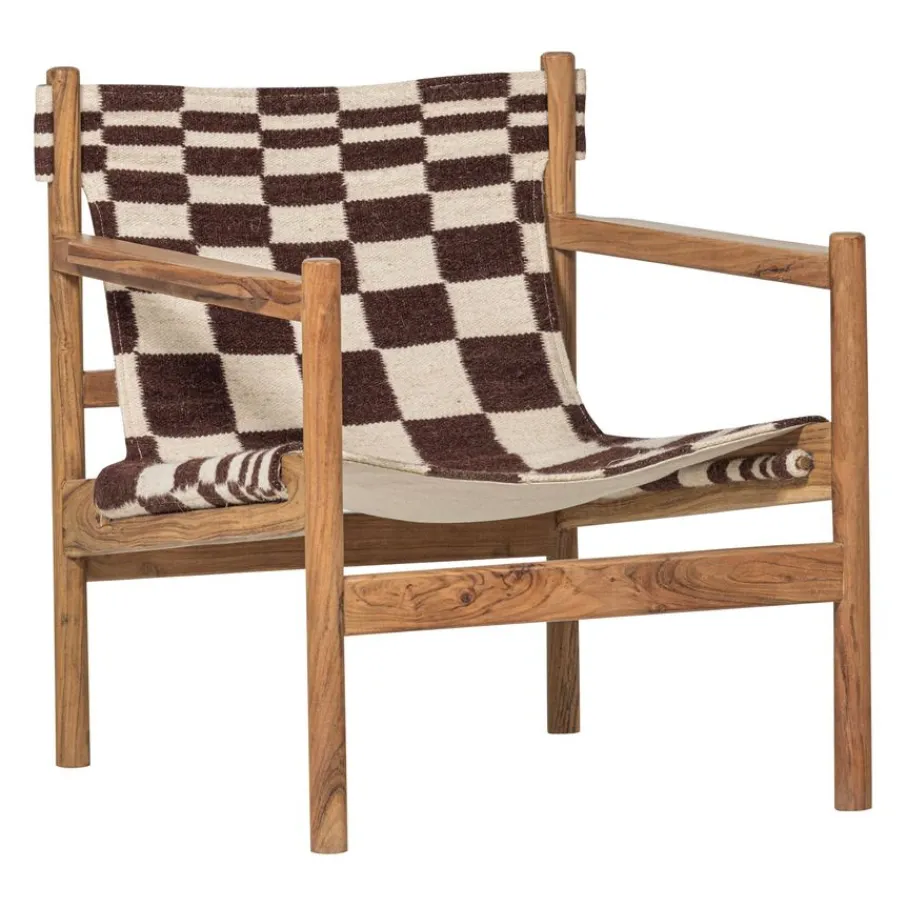 Fauteuils<WOOOD Fauteuil Zano Bruin / Naturel