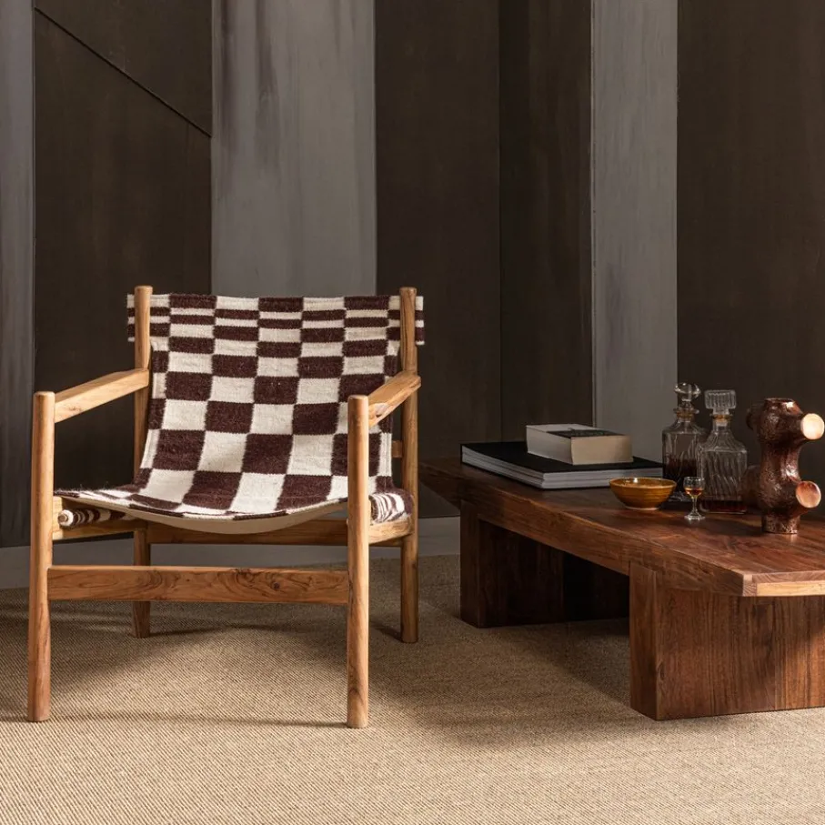 Fauteuils<WOOOD Fauteuil Zano Bruin / Naturel