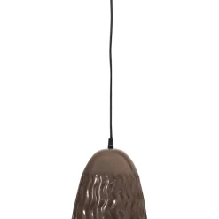 Hanglampen<WOOOD Hanglamp Arleso Donkerbruin - E27 - Ø 19 cm