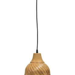 Hanglampen<WOOOD Hanglamp Arleso Honinggeel - E27 - Ø 16 cm