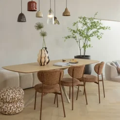 Hanglampen<WOOOD Hanglamp Arleso Honinggeel - E27 - Ø 16 cm