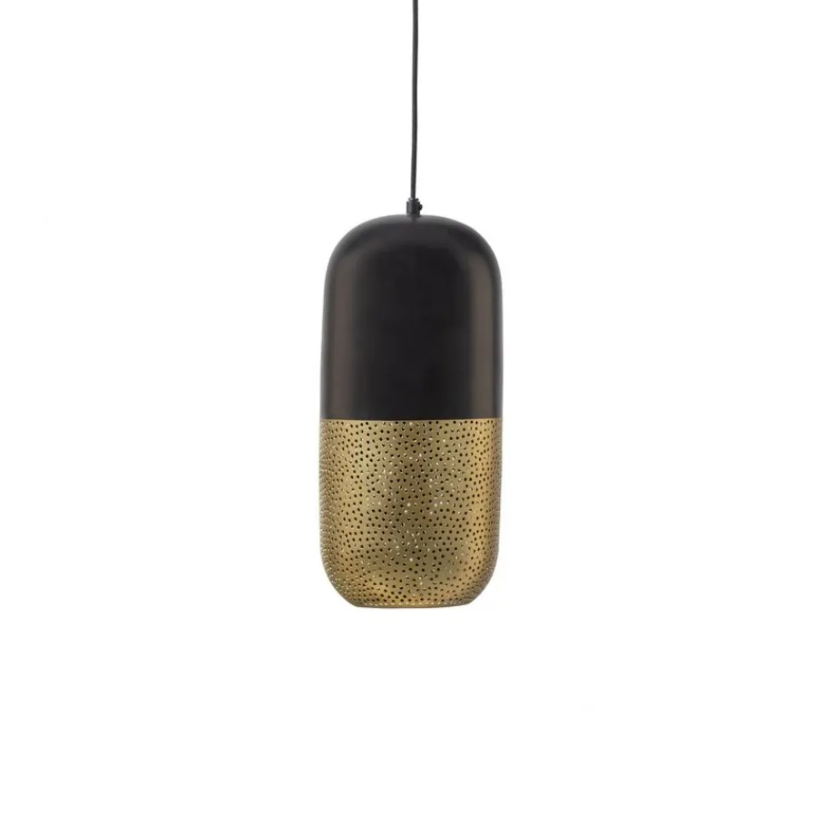 Hanglampen<WOOOD Hanglamp Tirsa Zwart - E27 - Ø 20 cm