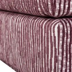 Voetenbanken|Fauteuils<WOOOD Hocker Lou Bordeauxrood - 60x50 cm
