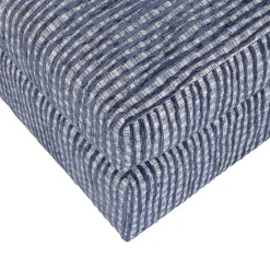 Voetenbanken|Fauteuils<WOOOD Hocker Lou Grijsblauw - 60x50 cm