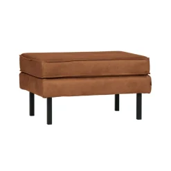 Voetenbanken|Fauteuils<WOOOD Hocker Rodeo Cognac - 84x54 cm