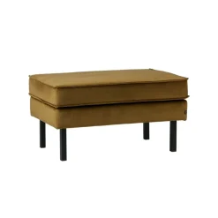 Voetenbanken|Fauteuils<WOOOD Hocker Rodeo Honinggeel - 84x54 cm