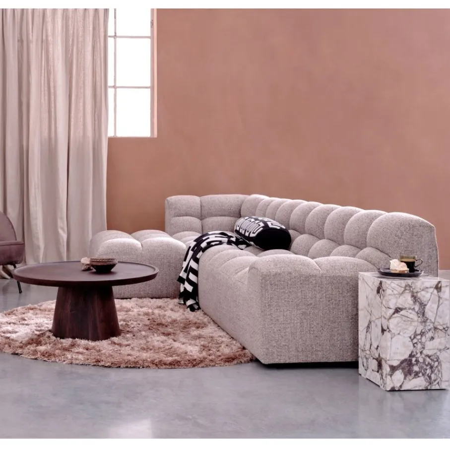 Hoekbanken<WOOOD Hoekbank Allure Links Bruin