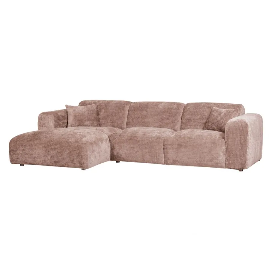 Hoekbanken<WOOOD Hoekbank Cloud Links Roze