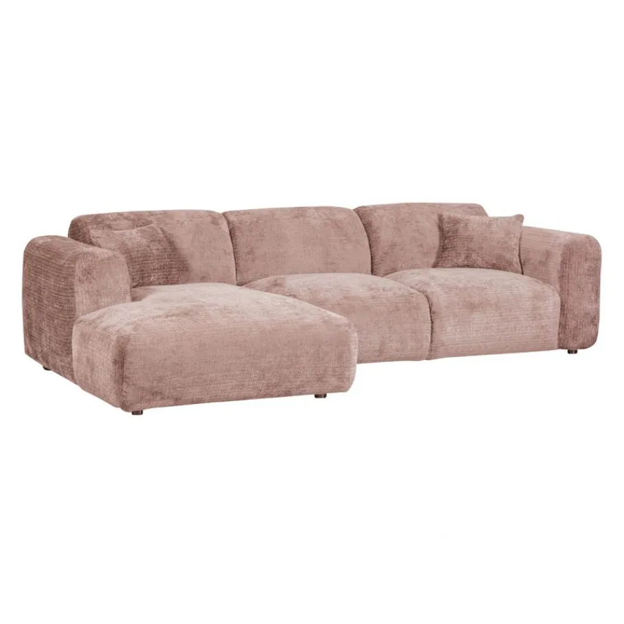 Hoekbanken<WOOOD Hoekbank Cloud Links Roze