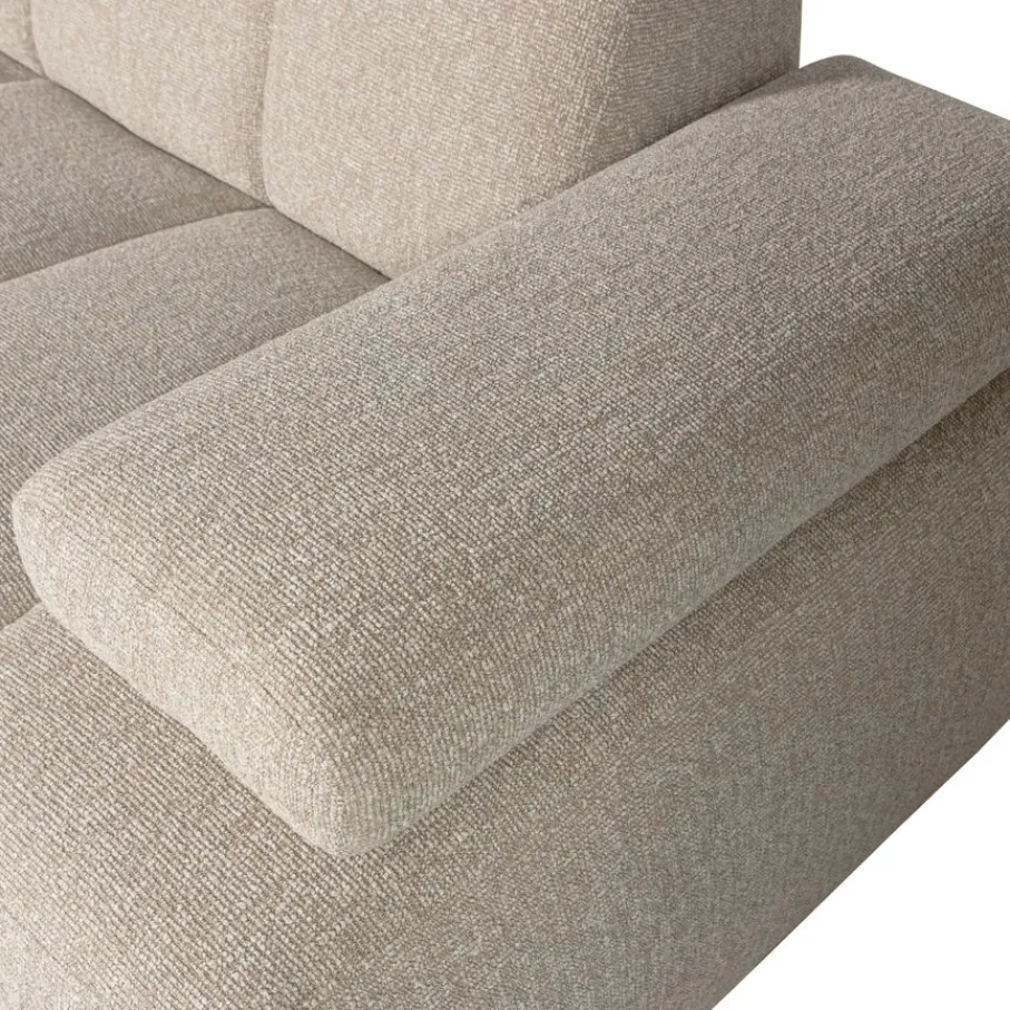 Hoekbanken<WOOOD Hoekbank Mojo Links Beige
