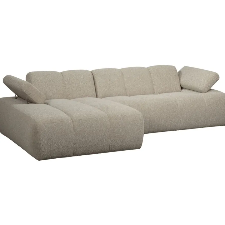 Hoekbanken<WOOOD Hoekbank Mojo Links Beige