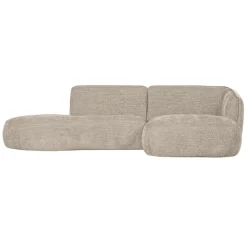Hoekbanken<WOOOD Hoekbank Polly Rechts Beige