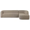 Hoekbanken<WOOOD Hoekbank Sloping Rechts Beige