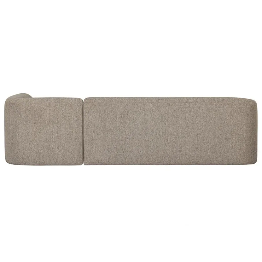 Hoekbanken<WOOOD Hoekbank Sloping Rechts Beige
