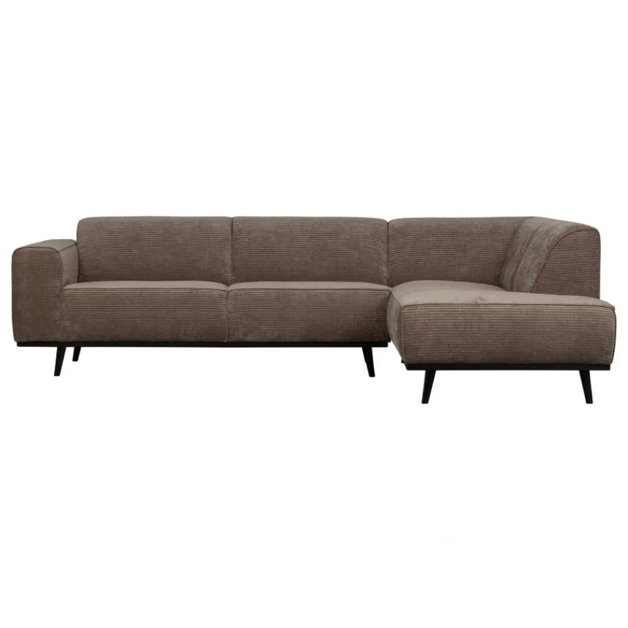 Hoekbanken<WOOOD Hoekbank Statement Rechts Taupe