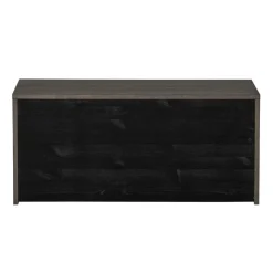 Opbergkasten<WOOOD Kistbank New Gravure Bruin - 88x50x40 cm
