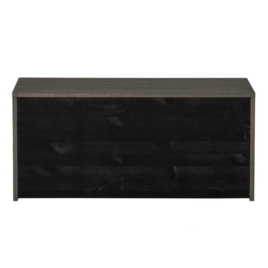 Opbergkasten<WOOOD Kistbank New Gravure Bruin - 88x50x40 cm