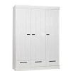 Kledingkasten<WOOOD Kledingkast Connect Wit - 140x195x53 cm