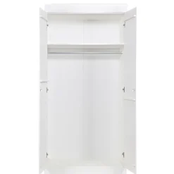 Kledingkasten<WOOOD Kledingkast Connect Wit - 94x195x53 cm