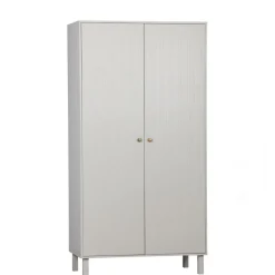 Kledingkasten<WOOOD Kledingkast Madu Grijs - 100x195x53 cm