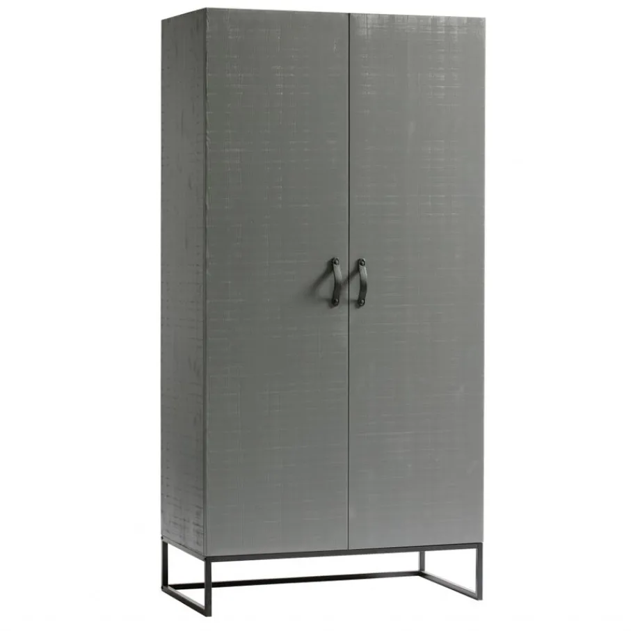 Kledingkasten<WOOOD Kledingkast Morris Leem - 100x195x53 cm