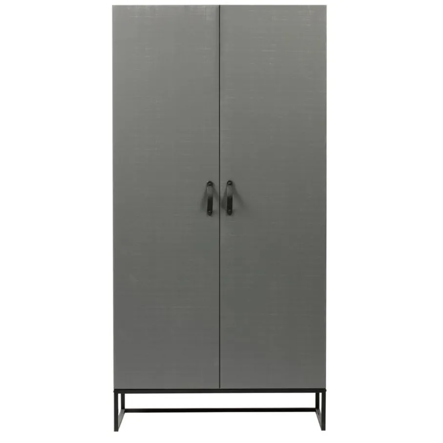 Kledingkasten<WOOOD Kledingkast Morris Leem - 100x195x53 cm