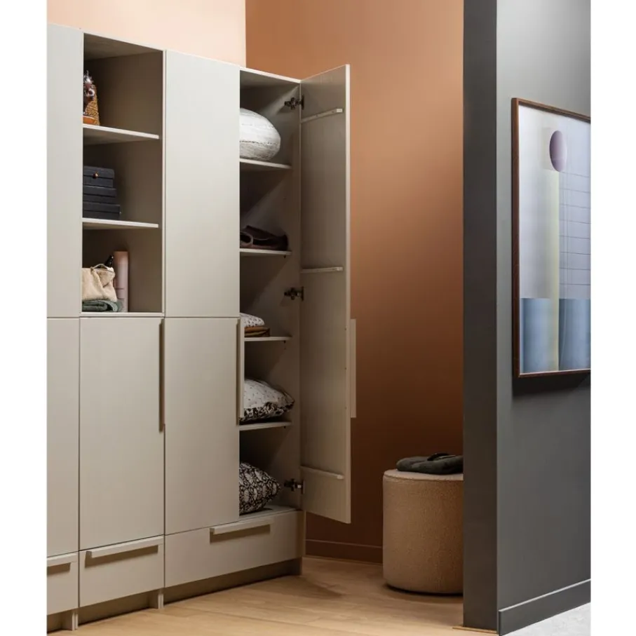 Kledingkasten<WOOOD Kledingkast Pure Dust - 95x215x60 cm